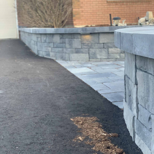 Retaining Wall For Pathway