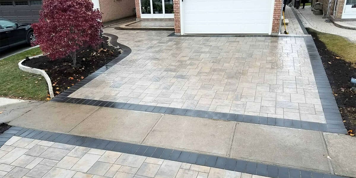 Driveway pavers provide an example of curb appeal which can be protected with paver maintenance.