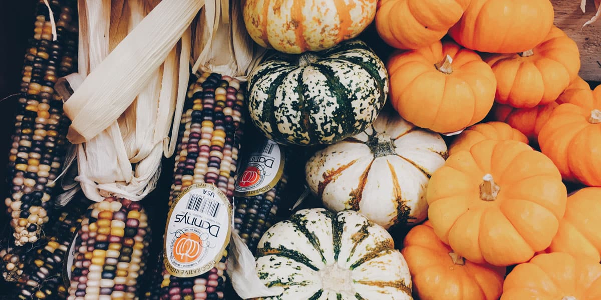 Fall is the perfect opportunity to display a harvest-themed display.