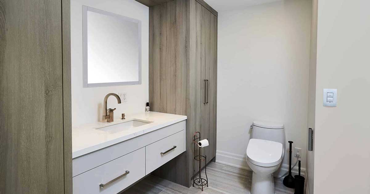 Featured image of Davel Construction's stunning bathroom renovations